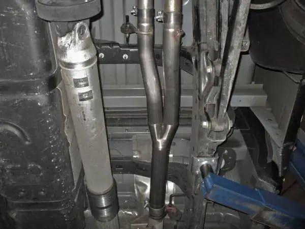 aFe Apollo GT Series 409 Stainless Steel Muffler Delete Pipe 09-19 Ram 1500 (Dual Exhaust) V8-5.7L thumbnail 2