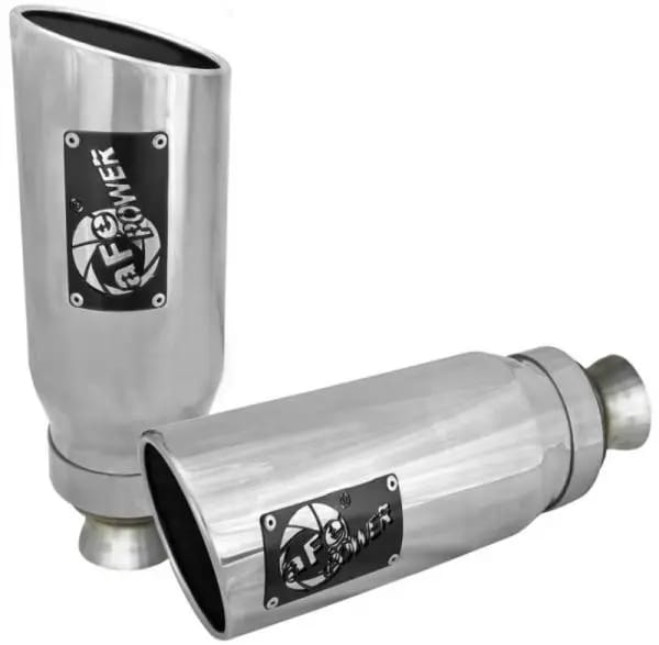 aFe MACH Force-XP 4-1/2in Steel OE Replacement Exhaust Tips - 2021+ Dodge Ram (5.7L V8) - Polished thumbnail 4