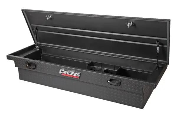 Deezee Universal Tool Box - Red Crossover - Single Lid Black BT Pull Handle (Low/Txt Blk) thumbnail 5