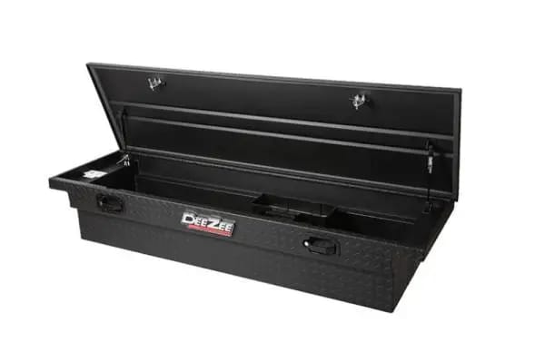 Deezee Universal Tool Box - Red Crossover - Single Lid Black BT Pull Handle (Low/Txt Blk) thumbnail 11