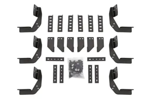 Deezee 13-23 Dodge Ram Running Board Rough Step Bracket Kit