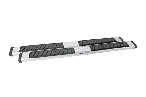 Deezee Universal Tubes - 6In Oval - Black Tread Aluminum (ExtCab) thumbnail 5