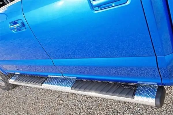 Deezee Universal Tubes - 6In Oval - Black Tread Aluminum (CrewCab) thumbnail 2