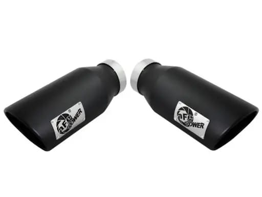 aFe Diesel Exhaust Tip Bolt On Black 4in Inlet x 6in Outlet x 15in