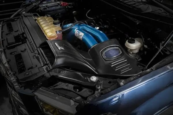 aFe Momentum XP Cold Air Intake System w/ Pro 5R Media Blue 15-19 Ford F-150 V8-5.0L thumbnail 2