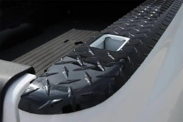 Deezee 02-09 Dodge Ram Bed Cap Wrap W/Stake Pockets Black-Tread Aluminum 8Ft Bed thumbnail 2