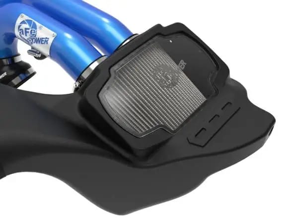 aFe 21-22 Ford F-150 Raptor V6-3.5L(tt) Momentum XP Cold Air Intake System Blue w/ Pro Dry S Filter thumbnail 2