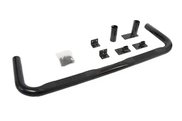 Deezee Universal Tubes - 3In Round Universal - Black Steel ExtCab thumbnail 4