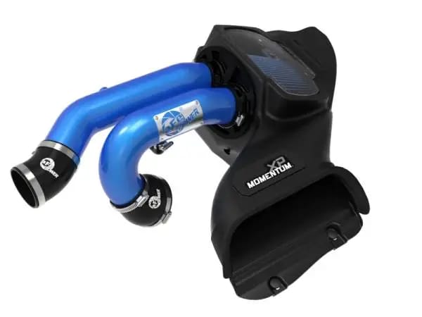 aFe 21-22 Ford F-150 Raptor V6-3.5L(tt) Momentum XP Cold Air Intake System - Blue w/ Pro 5R Filter thumbnail 5