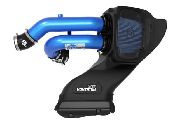 aFe 21-22 Ford F-150 Raptor V6-3.5L(tt) Momentum XP Cold Air Intake System - Blue w/ Pro 5R Filter thumbnail 7