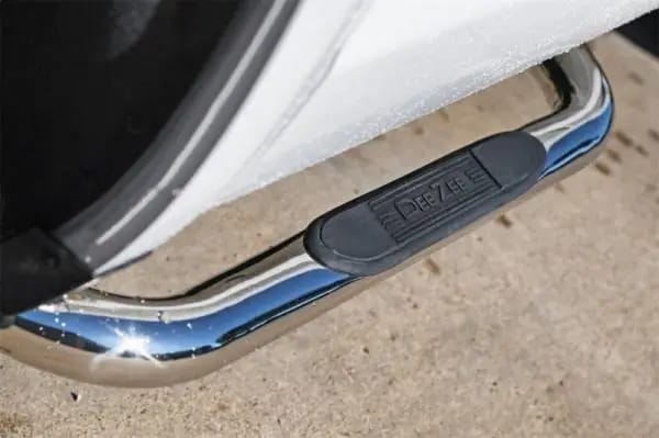 Deezee 88-00 Chevrolet/GMC C/K Pickup Tubes - 3In Round Stainless Polished RegCab thumbnail 2