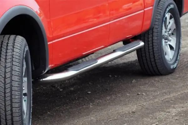 Deezee 15-2022 Ford F150/SuperDuty Tubes - 3In Round Stainless Polished RegCab thumbnail 2