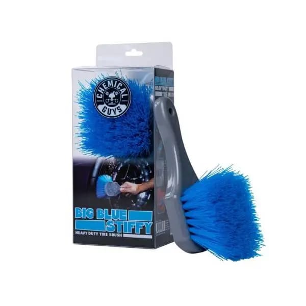 Chemical Guys Stiffy Brush For Tires - Blue thumbnail 2