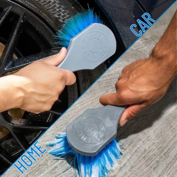 Chemical Guys Stiffy Brush For Tires - Blue thumbnail 3