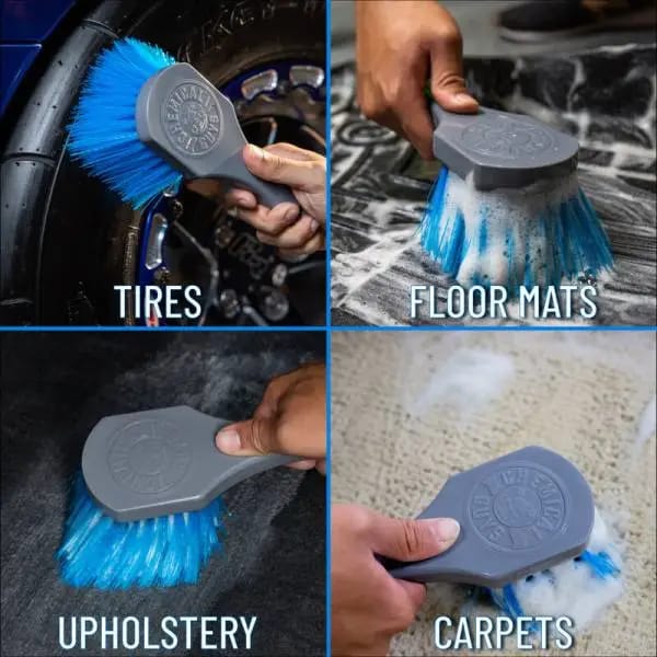 Chemical Guys Stiffy Brush For Tires - Blue thumbnail 4