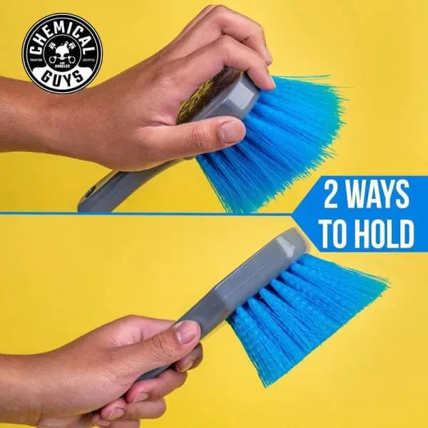 Chemical Guys Stiffy Brush For Tires - Blue thumbnail 5