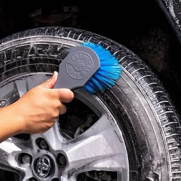 Chemical Guys Stiffy Brush For Tires - Blue thumbnail 6