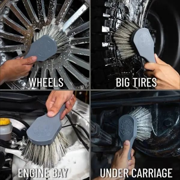 Chemical Guys Wheel Works Wheel & Body Brush thumbnail 6