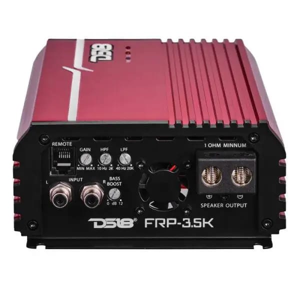 DS18 1-Channel Amp Class D Full-Range Monoblock 3500 Watts RMS/1ohm Red thumbnail 4