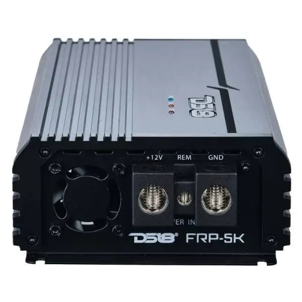 DS18 1-Channel Amp Class D Full-Range Monoblock 5000 Watts RMS/1ohm DPIV1/0 Terminals Incl Titanium thumbnail 2