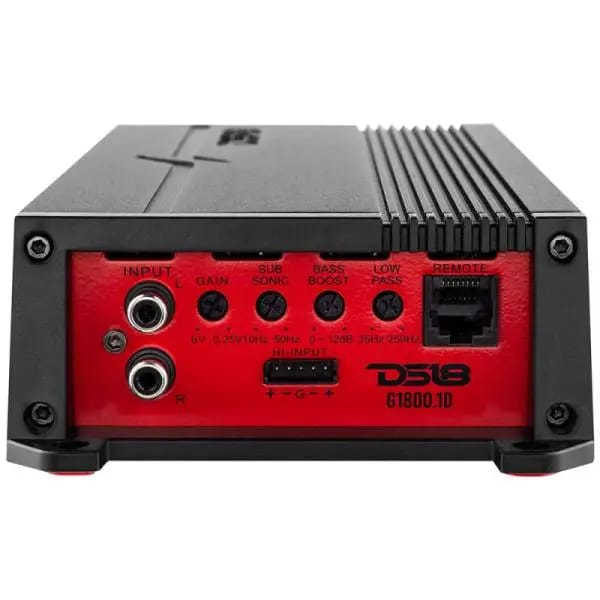 DS18 1-Channel Amplifier 600/1ohm 400/2ohm 250/4ohm Watts RMS thumbnail 3