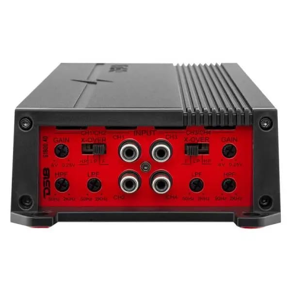 DS18 4-Channel Amplifier 2x 430/4ohm Bridge 4 x 230/2ohm 4 x 150/4ohm Watts RMS thumbnail 3