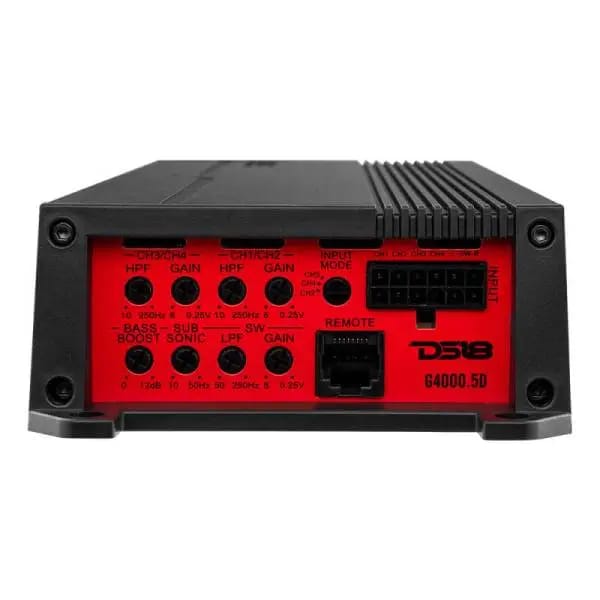 DS18 5-Chnl Amp 2x 420/4ohm Bridge SUB 900/1ohm 4 x 220 SUB 600/2ohm 4 x 130 SUB 300/4 ohm Watts RMS thumbnail 2