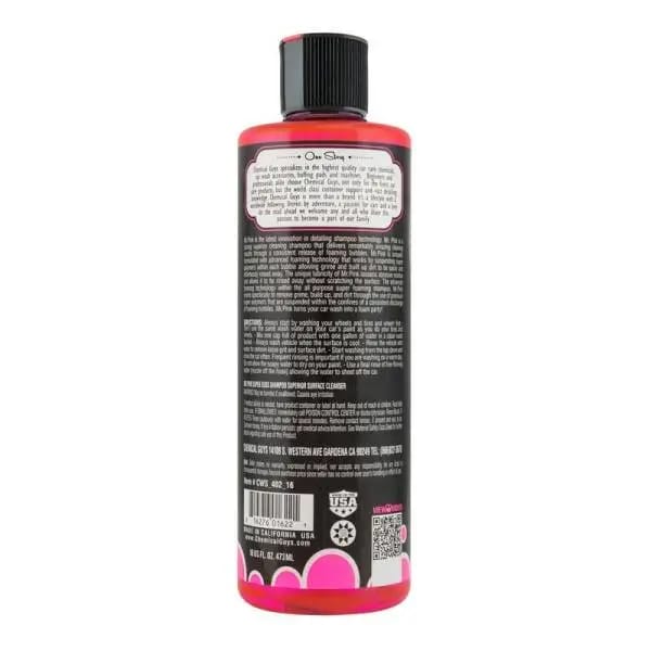 Chemical Guys Mr. Pink Super Suds Shampoo & Superior Surface Cleaning Soap - 16oz thumbnail 2