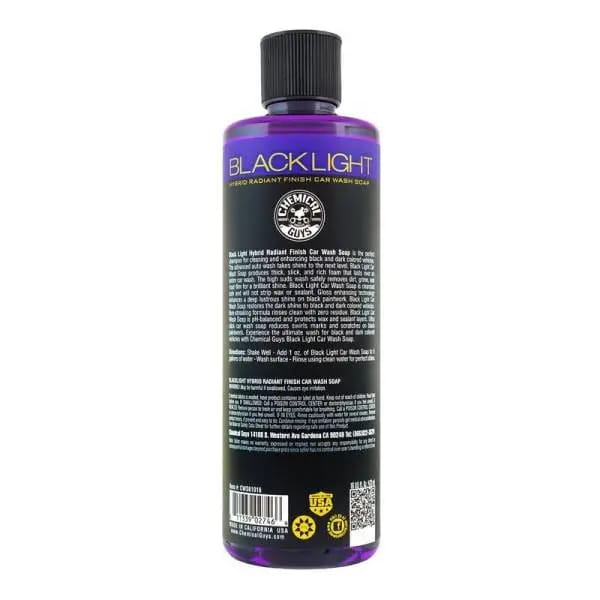 Chemical Guys Black Light Hybrid Radiant Finish Car Wash Soap - 16oz thumbnail 3