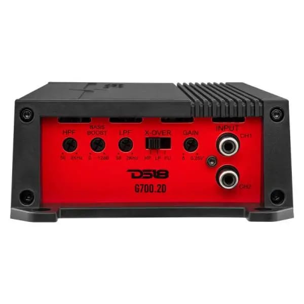 DS18 2-Channel Amplifier 1 x 360/4ohm Bridge 2x 180/2ohm 2x 100/4ohm Watts RMS thumbnail 3