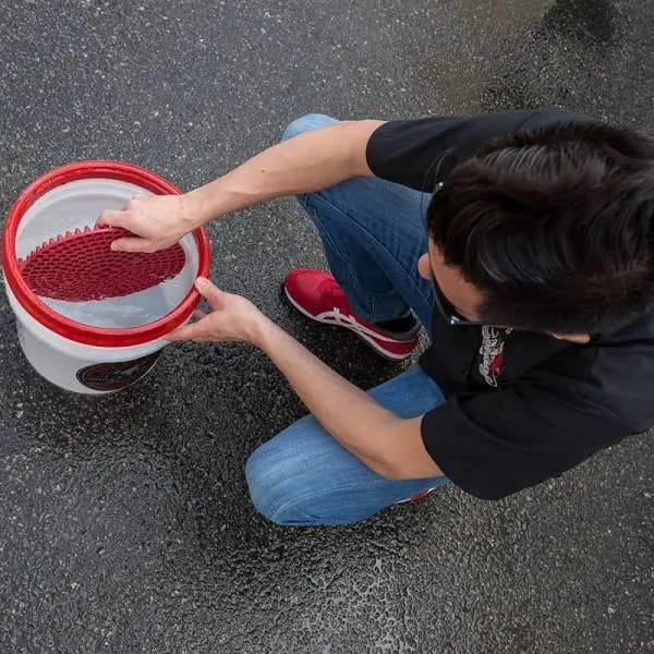 Chemical Guys Cyclone Dirt Trap Car Wash Bucket Insert - Red thumbnail 6
