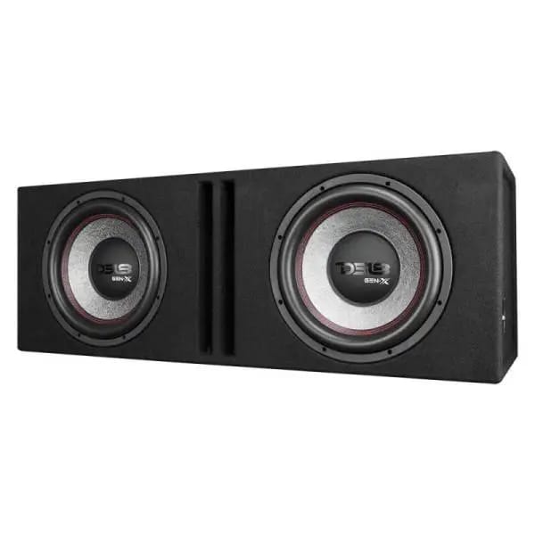 DS18 Dual 12in Loaded 900 Watts RMS 2x GEN-X124D Ported Enclosure Speakers Included thumbnail 3