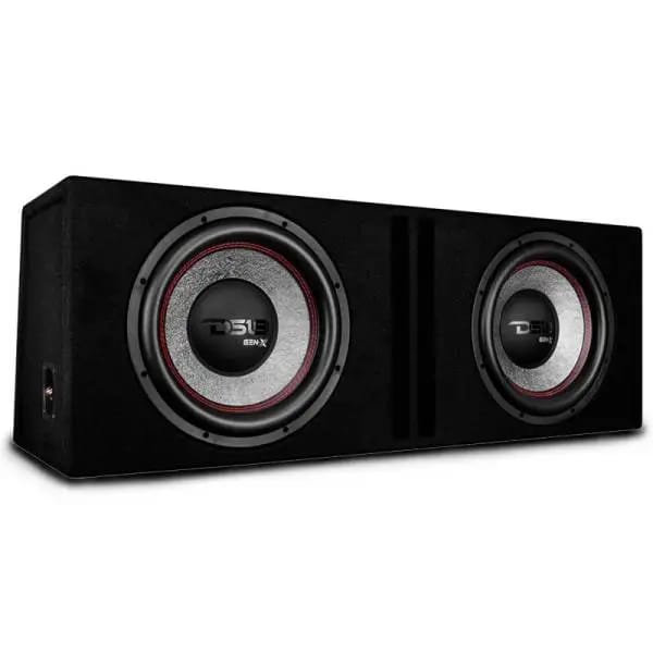 DS18 Dual 12in Loaded 900 Watts RMS 2x GEN-X124D Ported Enclosure Speakers Included thumbnail 11