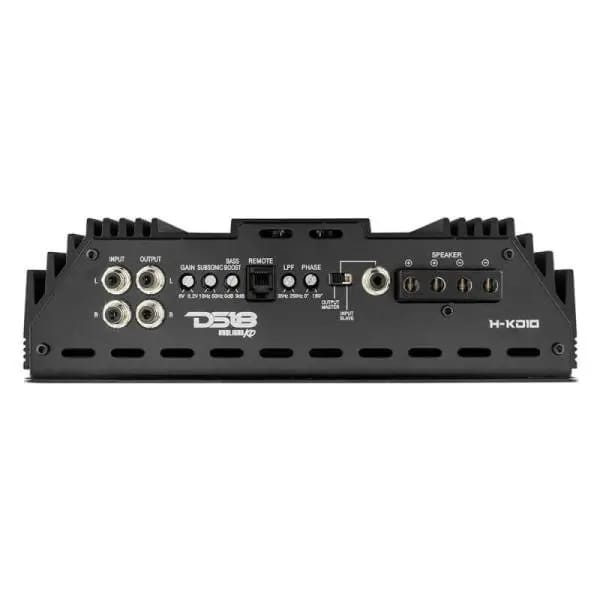DS18 1-Chnl Amp 18000 Burst/0.67ohm 10000/1ohm 5800/2ohm 3500/4ohm Watts RMS w/ Voltmeter Black thumbnail 6