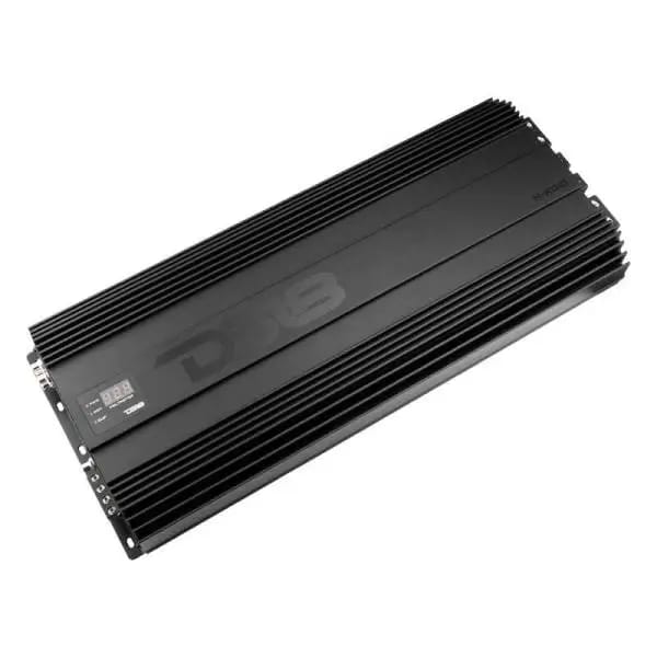 DS18 1-Chnl Amp 18000 Burst/0.67ohm 10000/1ohm 5800/2ohm 3500/4ohm Watts RMS w/ Voltmeter Black thumbnail 10