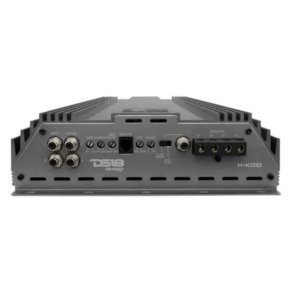 DS18 1-Chnl Amp 18000 Burst/0.67ohm 10000/1ohm 5800/2ohm 3500/4ohm Watts RMS w/ Voltmeter Black thumbnail 2