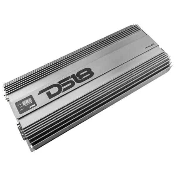 DS18 1-Chnl Amp 18000 Burst/0.67ohm 10000/1ohm 5800/2ohm 3500/4ohm Watts RMS w/ Voltmeter Black thumbnail 5