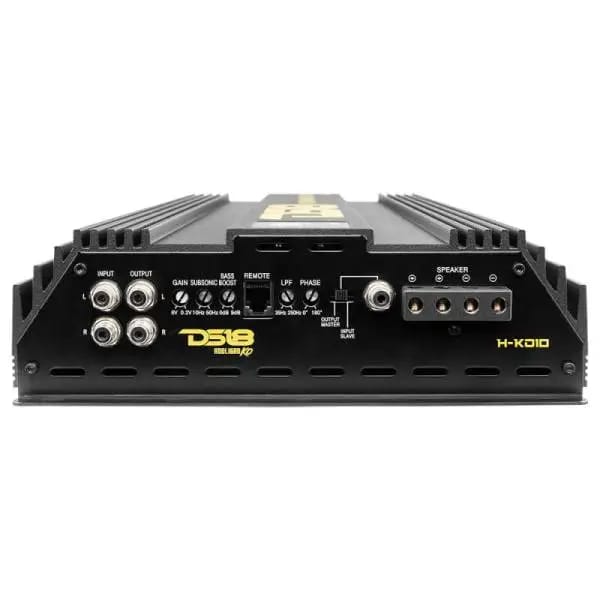 DS18 1-Chnl Amp 18000 Burst/0.67ohm 10000/1ohm 5800/2ohm 3500/4ohm Watts RMS w/ Voltmeter Black thumbnail 17