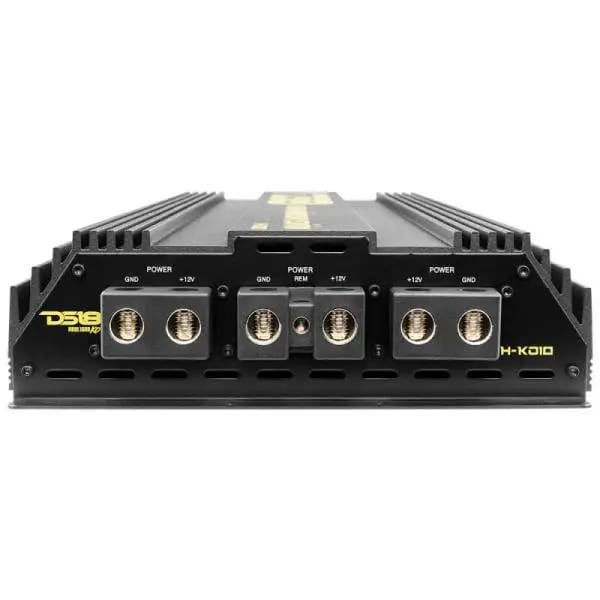 DS18 1-Chnl Amp 18000 Burst/0.67ohm 10000/1ohm 5800/2ohm 3500/4ohm Watts RMS w/ Voltmeter Black thumbnail 18