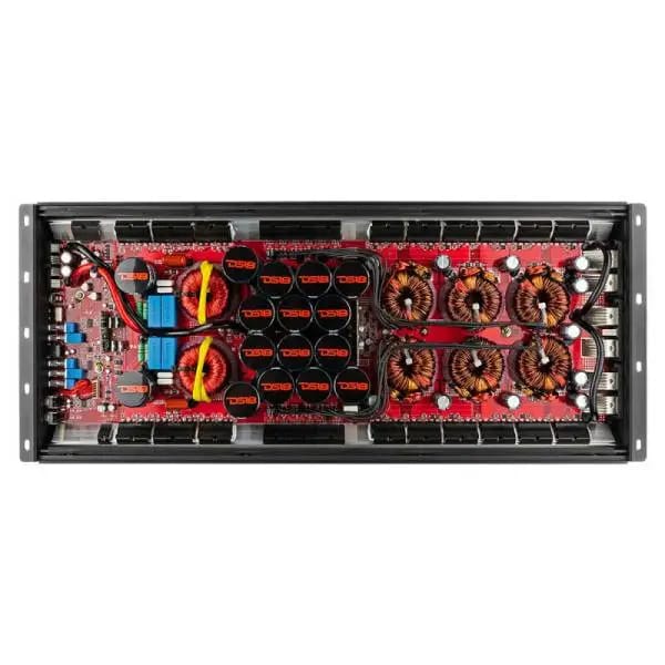 DS18 1-Chnl Amp 18000 Burst/0.67ohm 10000/1ohm 5800/2ohm 3500/4ohm Watts RMS w/ Voltmeter Black thumbnail 13