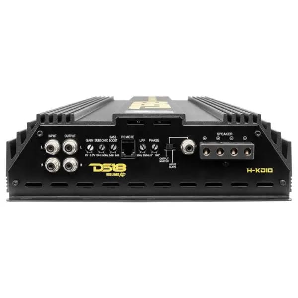 DS18 1-Channel Amp 18000 Burst/0.67ohm 10000/1ohm 5800/2ohm 3500/4ohm Watts RMS w/ Voltmeter Red thumbnail 9