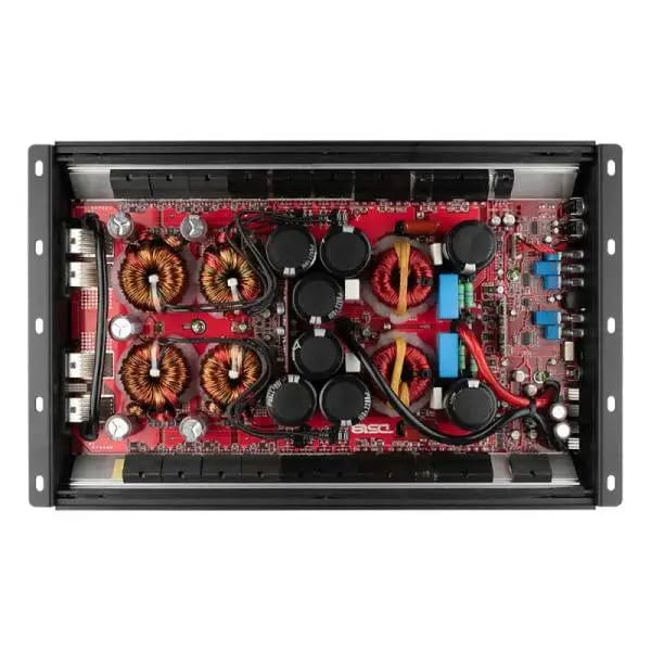 DS18 1-Channel Amp 9200 Burst/0.5ohm 5000/1ohm 3500/2ohm 2200/4ohm Watts RMS w/ Voltmeter Black thumbnail 3