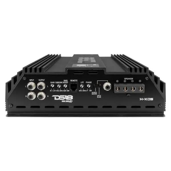 DS18 1-Channel Amp 9200 Burst/0.5ohm 5000/1ohm 3500/2ohm 2200/4ohm Watts RMS w/ Voltmeter Black thumbnail 4