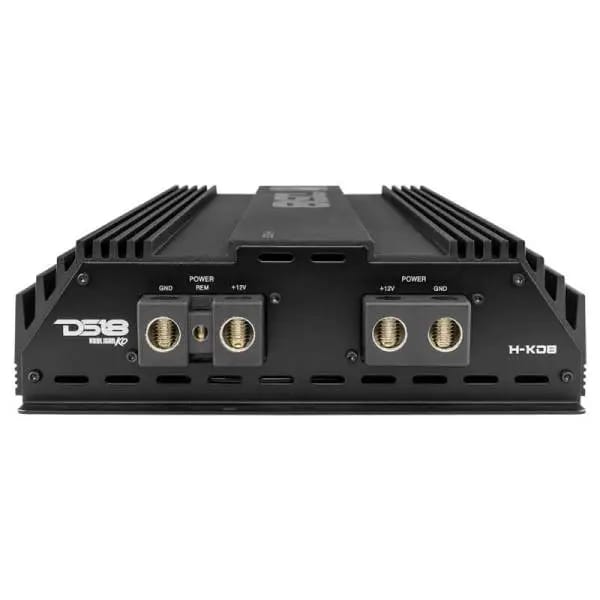 DS18 1-Channel Amp 15000 Burst/0.5ohm 8000/1ohm 4800/2ohm 2500/4ohm Watts RMS w/ Voltmeter Black thumbnail 6