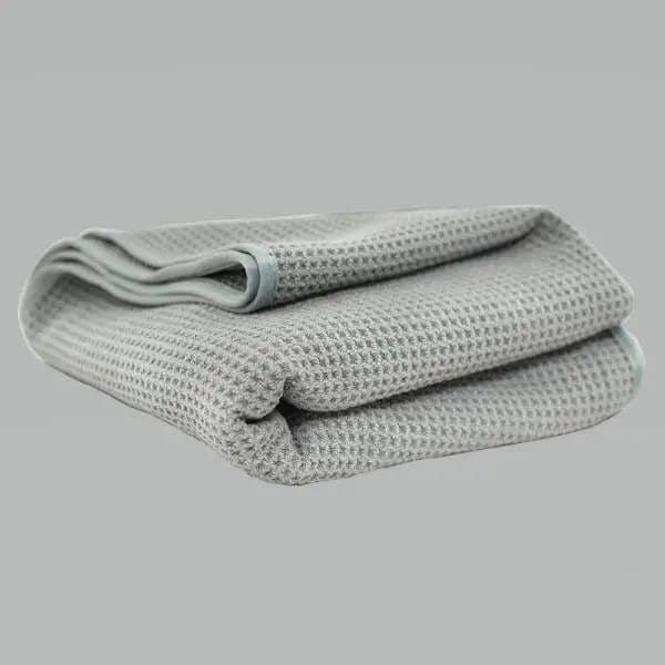 Chemical Guys Waffle Weave Gray Matter Microfiber Drying Towel - 36in x 25in
