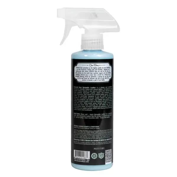 Chemical Guys Sprayable Leather Cleaner & Conditioner In One - 16oz thumbnail 2