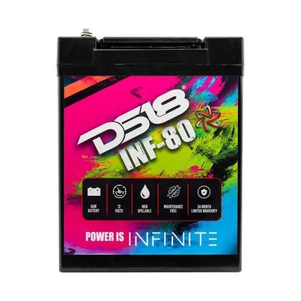 DS18 2300 Watts 80 AH Infinite AGM Power Cell Battery thumbnail 4