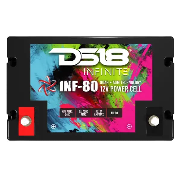 DS18 2300 Watts 80 AH Infinite AGM Power Cell Battery thumbnail 7
