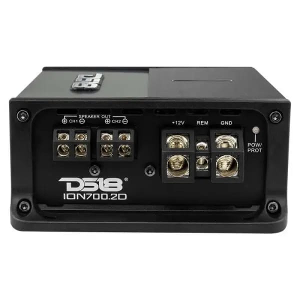 DS18 2-Channel Amp 700/4ohm Bridge 2x 350/2ohm 2x 240/4ohm Watts RMS Class D thumbnail 6