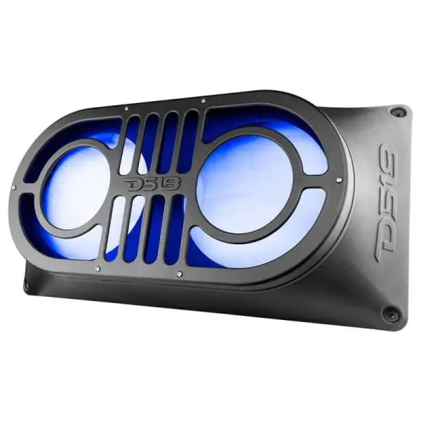DS18 TJ/JK/JKU/JL/JLU Tailgate Enclosure Fits 2x 10in Subwoofers Grill Included thumbnail 3